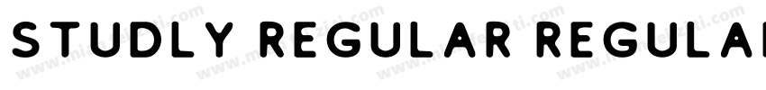 Studly Regular Regular字体转换